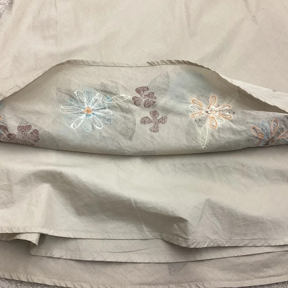 J. Jill Floral Applique Skirt Size Small - Picture 9 of 10